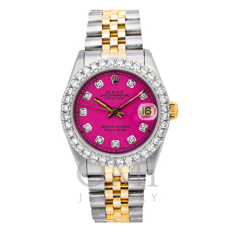 Rolex Datejust 31MM Pink Diamond Dial With Two Tone Jubilee  Bracelet
