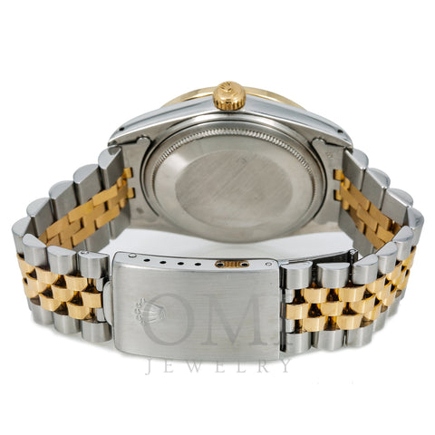Rolex Datejust Diamond Watch, 16013 36mm, Pink Diamond Dial With 1.20 CT Diamonds