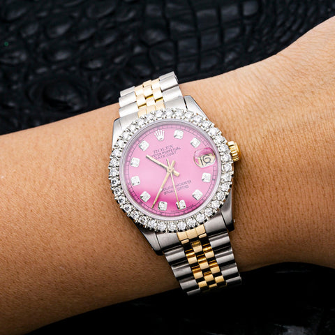 Pink rolex bracelet Clearance