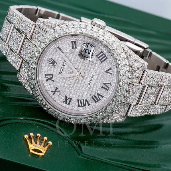 Rolex Datejust II 126300 41MM Silver Diamond Dial With Stainless Steel ...