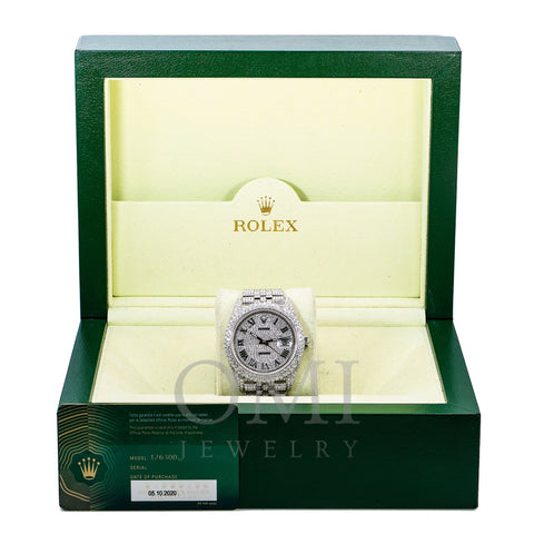 Rolex Datejust 126300 41MM Diamond Dial With Stainless Steel Jubilee Bracelet