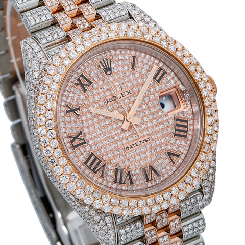 Rolex Datejust II 126331 41MM Pink Diamond Dial With Two Tone Oyster Bracelet