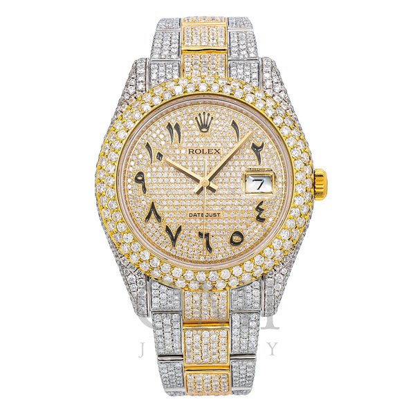 Rolex Datejust II 126331 41MM Yellow Gold Diamond Dial With Two Tone Bracelet
