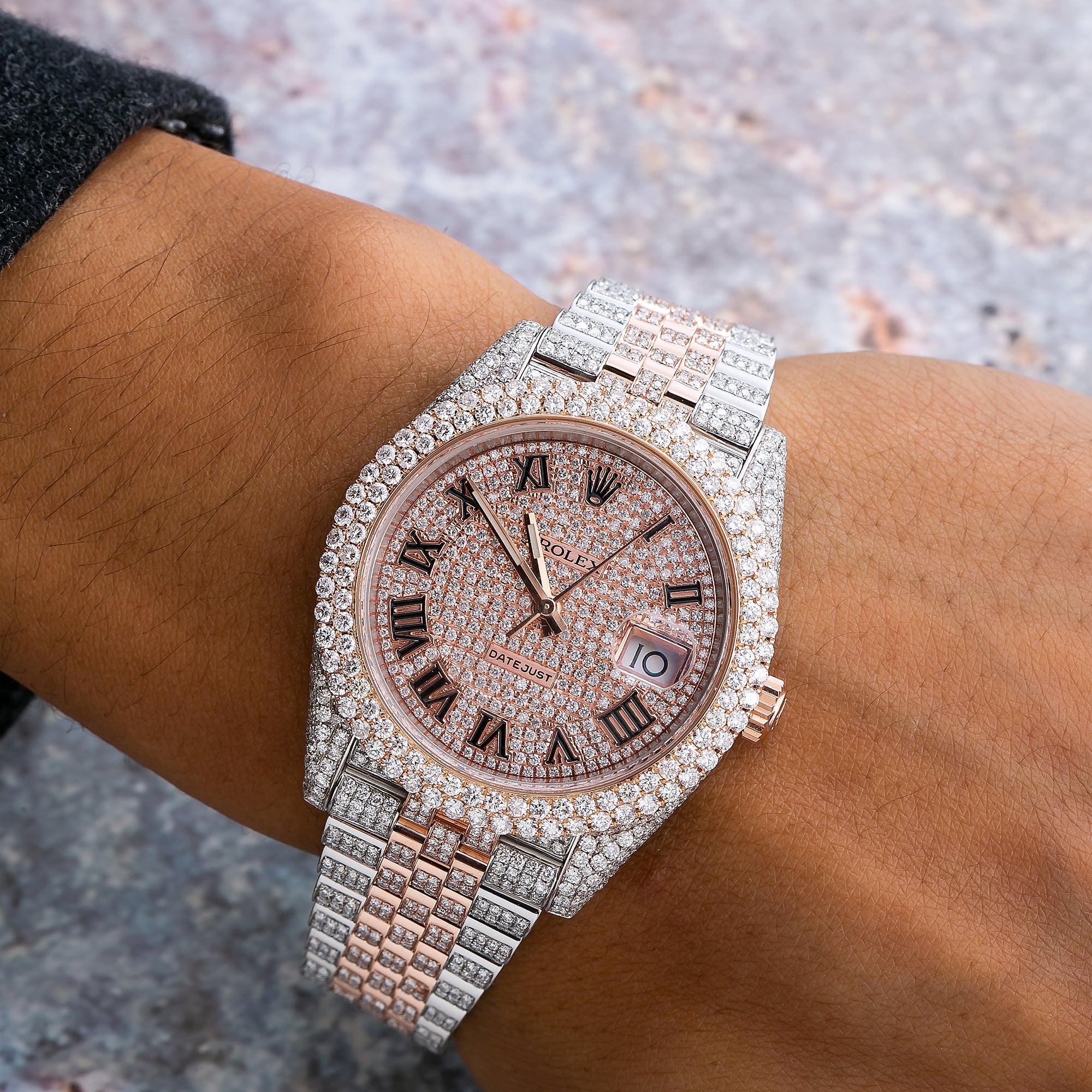 Rolex Datejust II 126331 41MM Pink Diamond Dial With Two Tone Oyster Bracelet