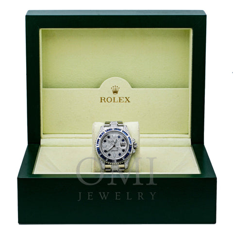 Rolex Submariner Date 116610 40MM Silver Diamond Dial With Stainless Steel Bracelet