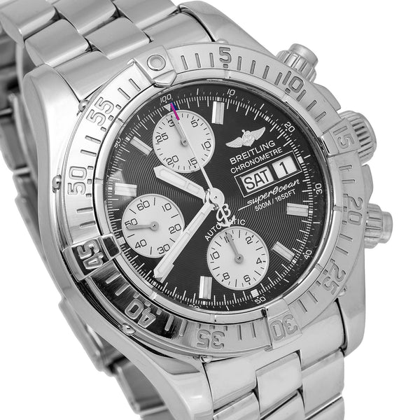 Buy Breitling Superocean Chronograph II A13340 42MM Black  display picture 1