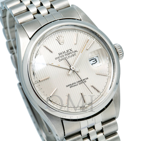 Rolex Datejust 16030 36MM Silver Dial With Stainless Steel Bracelet