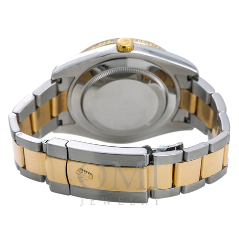 Rolex Datejust II Diamond Watch, 116333 41mm, Champagne Diamond Dial Two Tone Oyster Bracelet