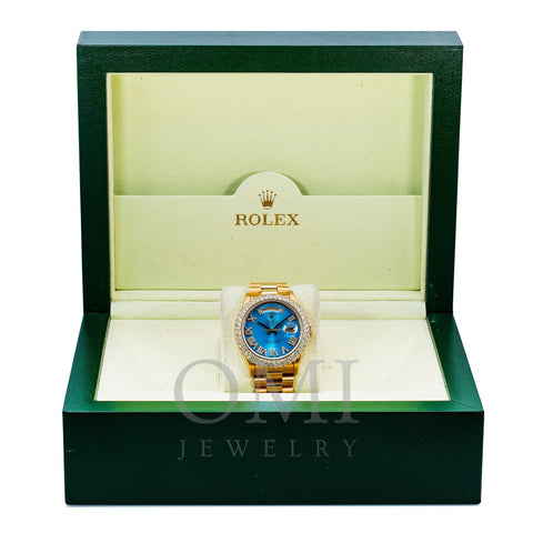 Rolex Day-Date 18038 36MM Blue Diamond Dial