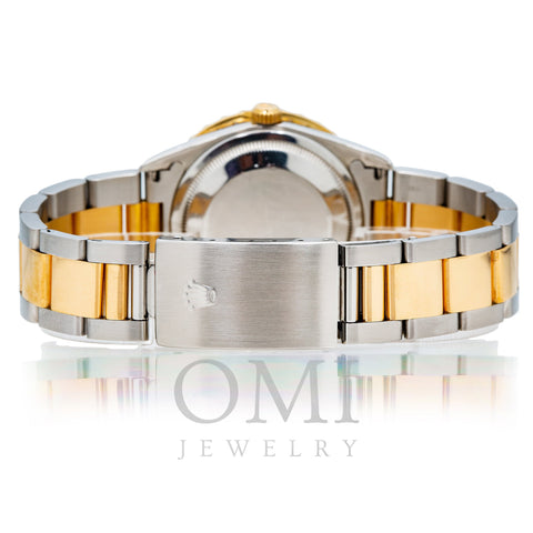 Rolex Datejust 16233 36MM Rainbow Diamond Dial With Two Tone Bracelet