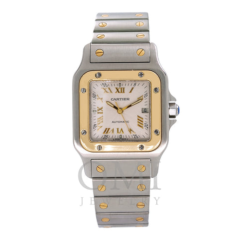 Cartier Santos Galbée W20012C4 24mm Silver Dial Women's Watch