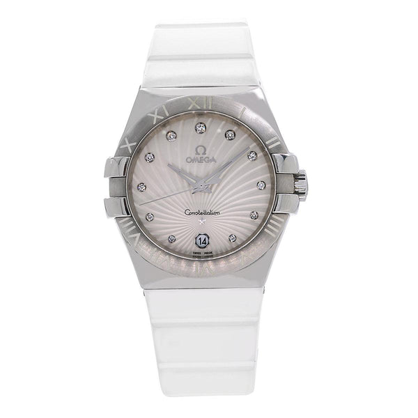 OMEGA Constellation クォーツ 腕時計 本体 Omega Constellation Quartz 123.13.35 35mm Silver Dial – OMI Jewelry