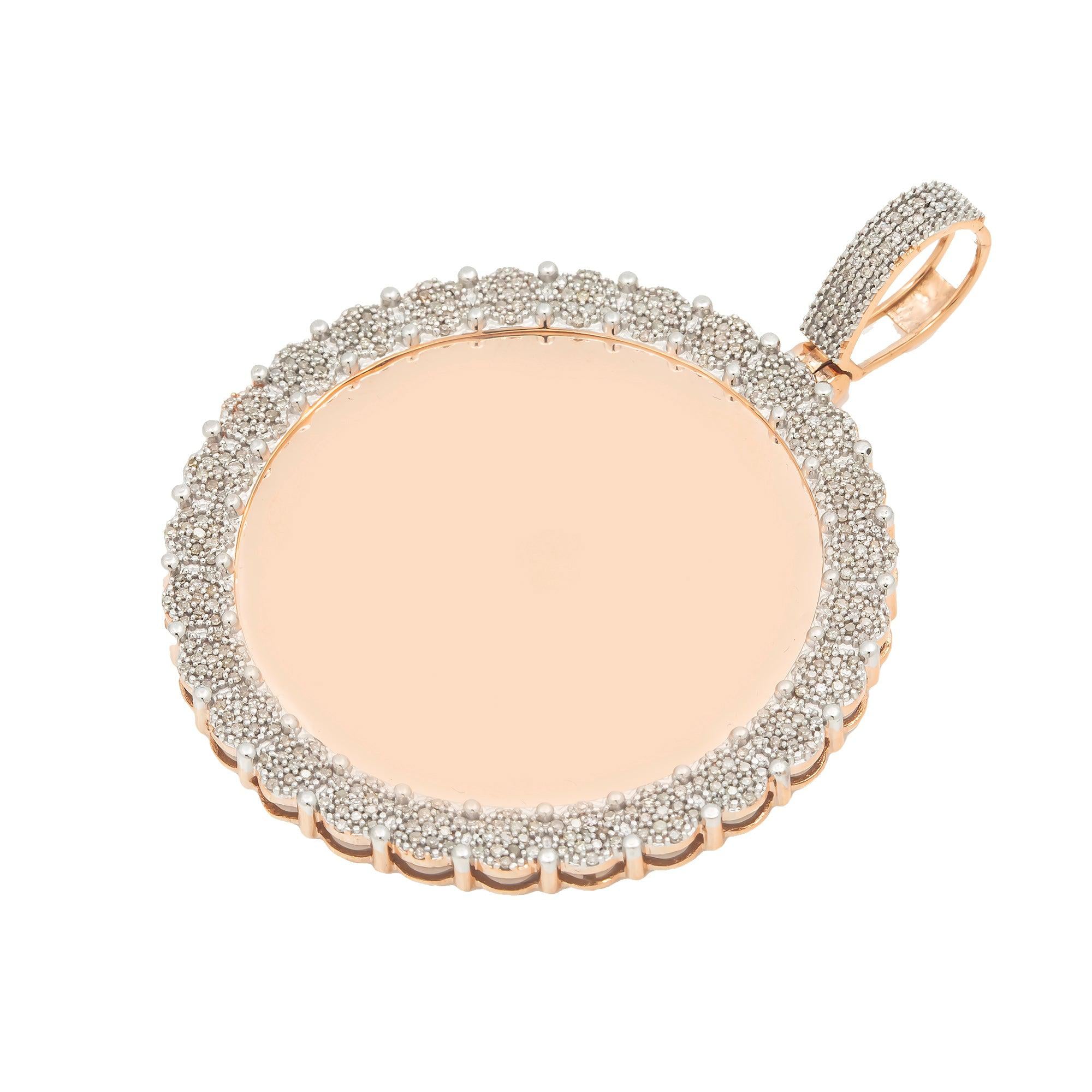 10K GOLD DIAMOND PICTURE PENDANT 1.19 CT