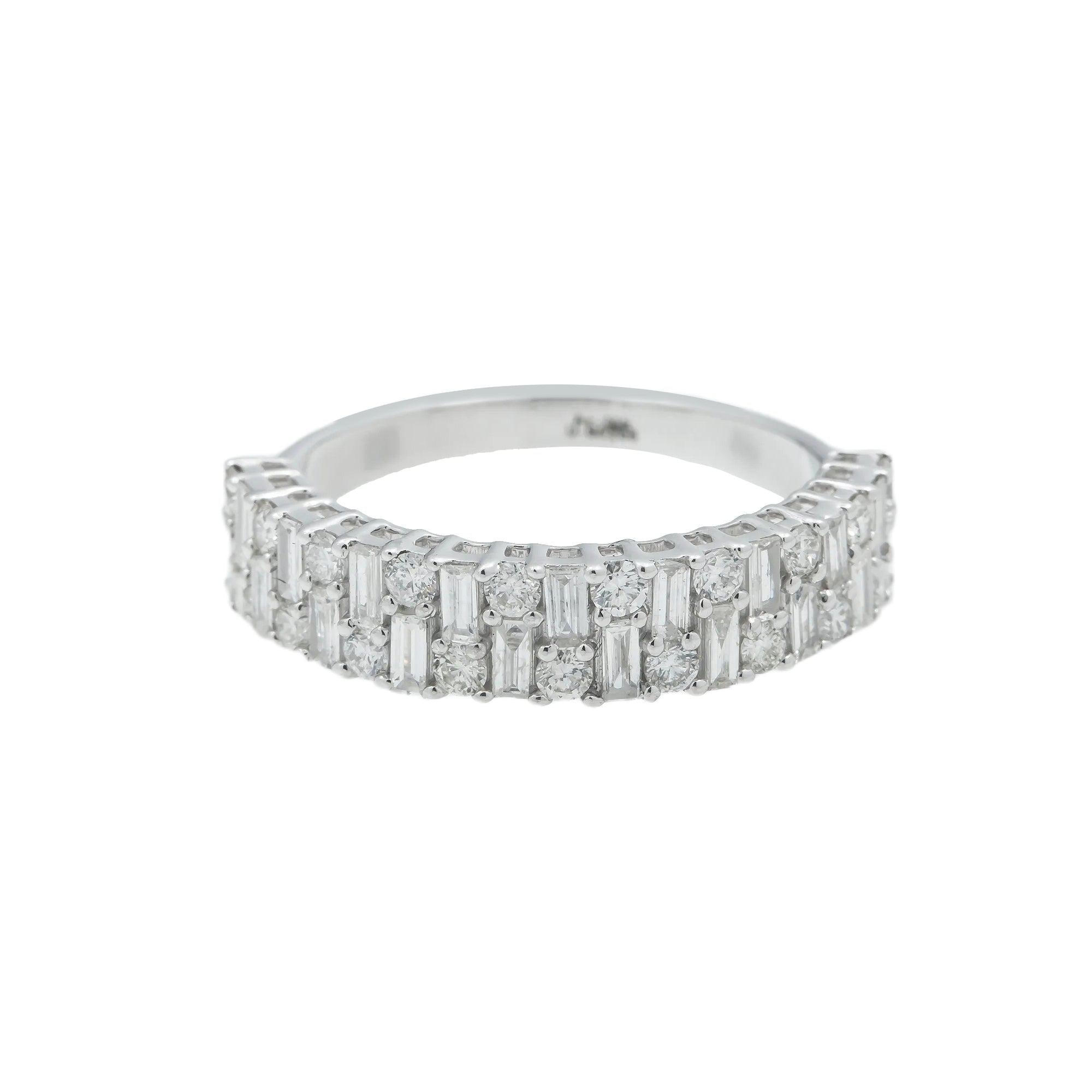 14K GOLD DIAMOND LADIES RING 0.81 CT