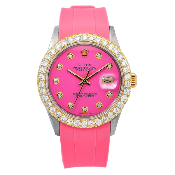 pink様 Rolex Datejust 36MM 16014 Pink Diamond Dial Diamond Bezel Pink