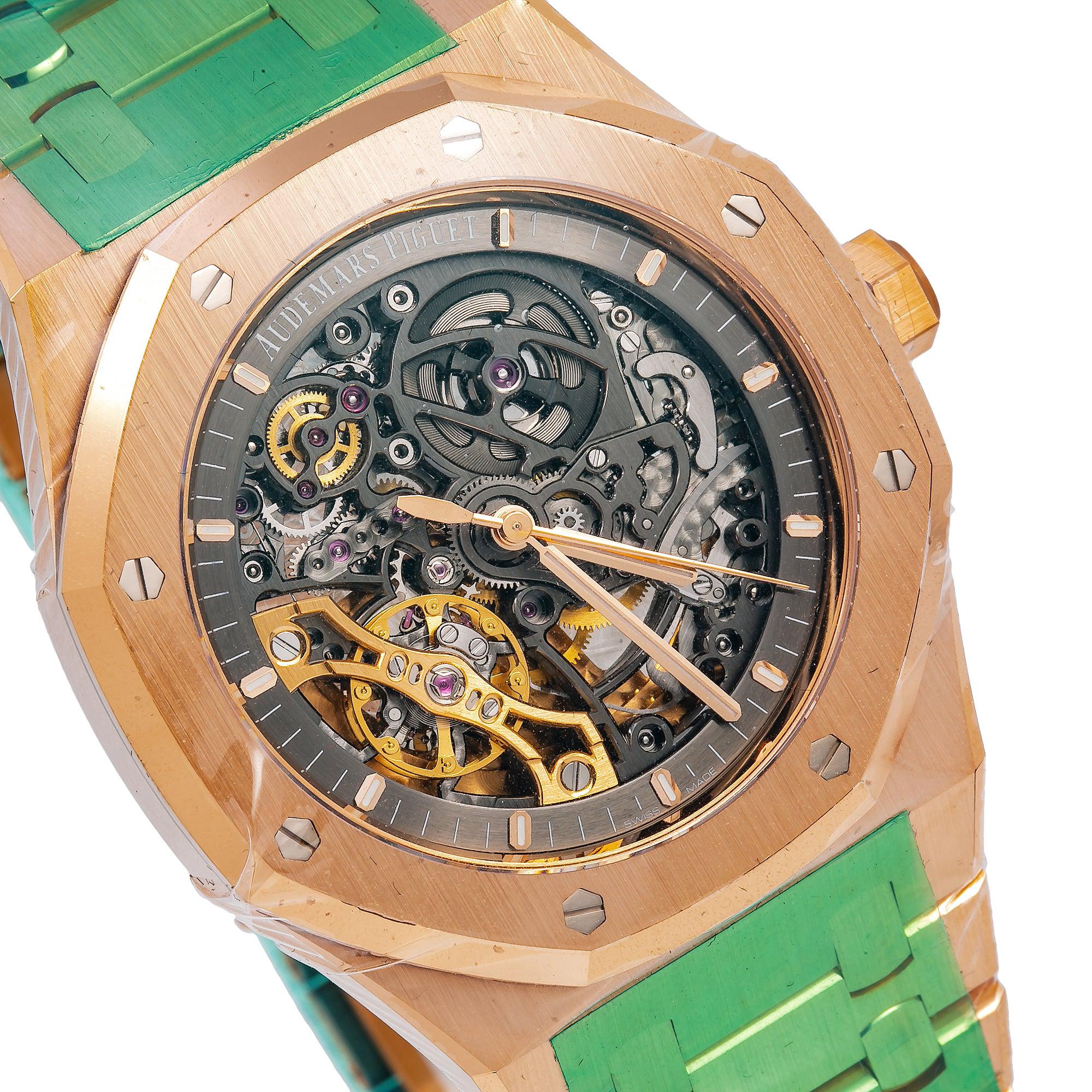 Audemars Piguet Skeleton Royal Oak 15407OR 41MM With Rose Gold Bracelet