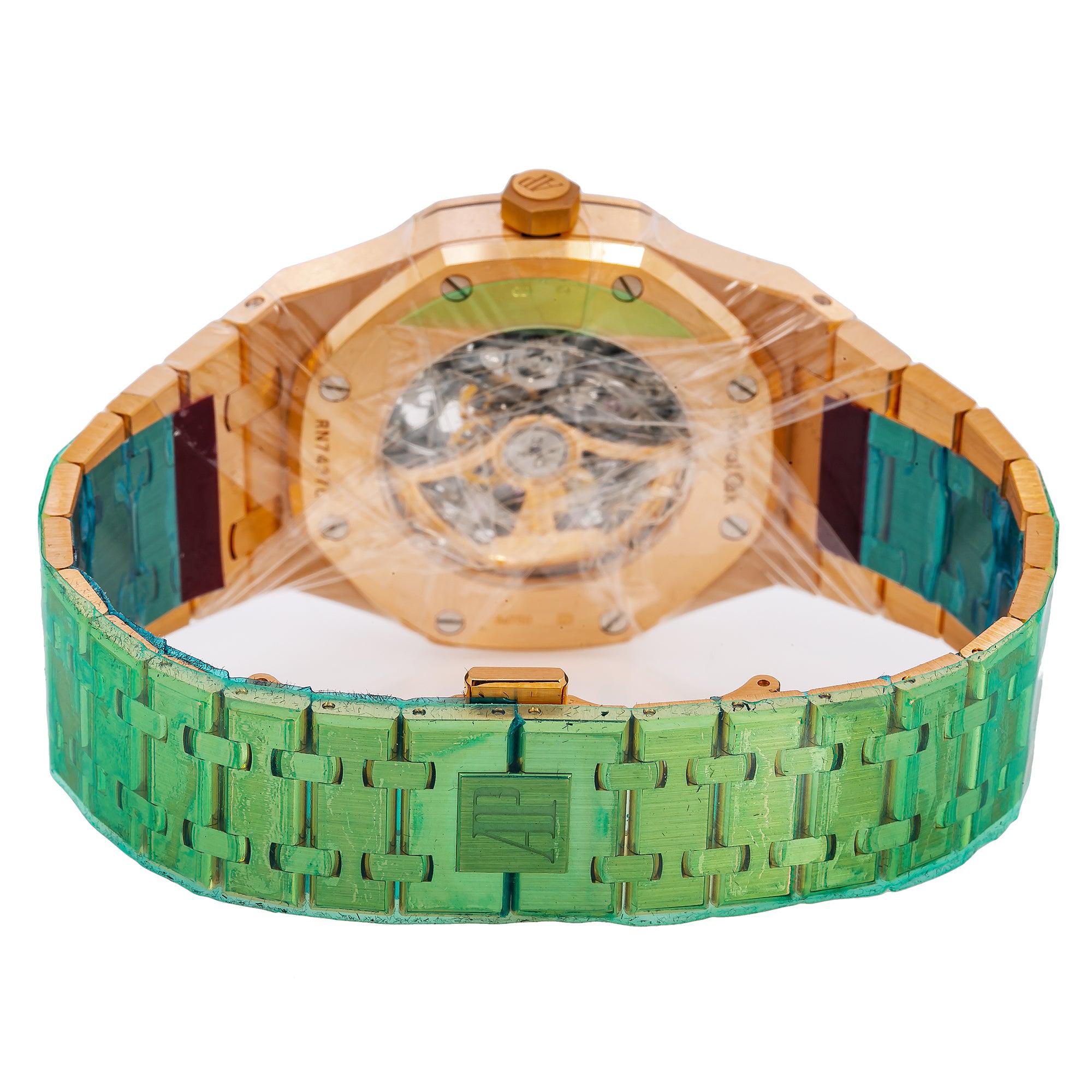 Audemars Piguet Skeleton Royal Oak 15407OR 41MM With Rose Gold Bracelet