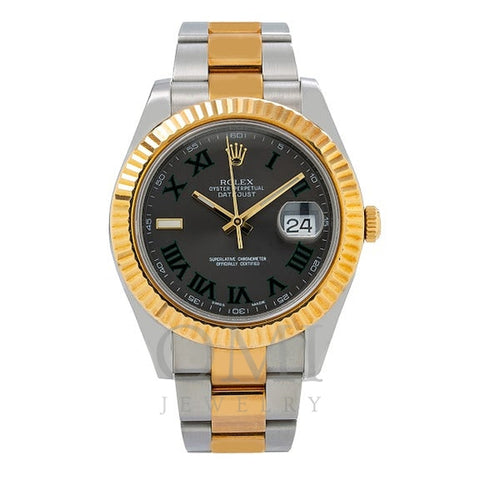 Rolex Datejust II 116333 41MM Silver Dial With 18K Two Tone Bracelet
