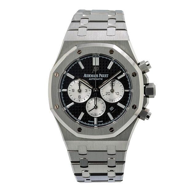 Audemars Piguet Royal Oak Chronograph 41MM 26331ST.OO.1220ST.02 Black Dial Stainless Steel Bezel Stainless Steel Bracelet