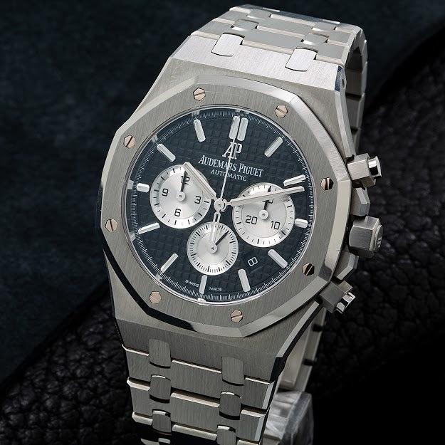 Audemars Piguet Royal Oak Chronograph 41MM 26331ST.OO.1220ST.02 Black Dial Stainless Steel Bezel Stainless Steel Bracelet