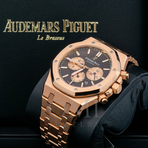 Audemars Piguet Royal Oak Chronograph 26331OR 41MM Black Dial With Rose Gold Bracelet