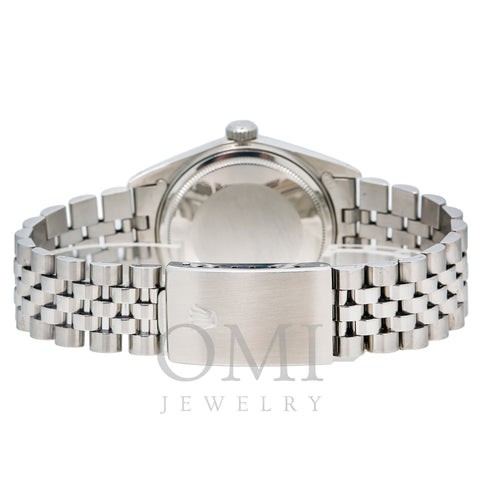 Rolex Datejust 1601 36MM Black Diamond Dial With Stainless Steel Jubilee Bracelet