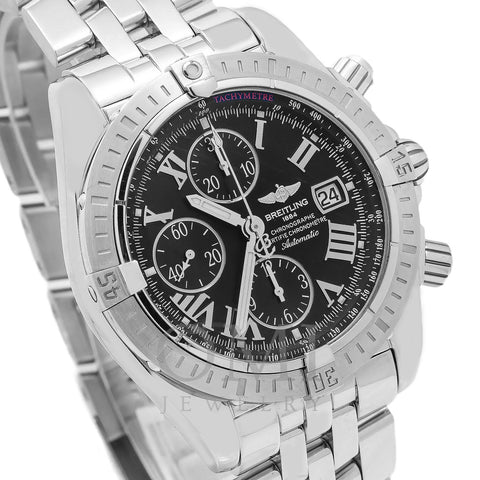 Breitling Chronomat Evolution A13356 44MM Grey Dial With Stainless Steel Bracelet