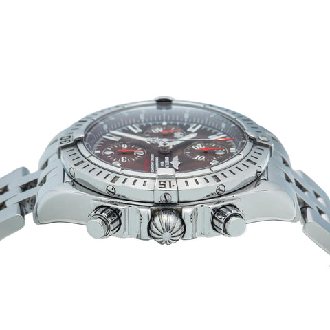 Breitling Chronomat Evolution A13356 44MM Chocolate Dial With Stainless Steel Bracelet