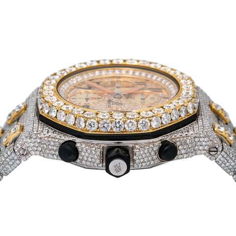 Audemars Piguet Royal Oak Offshore Chronograph 26170ST 42MM Yellow Gold Diamond Dial With 31.25 CT Diamonds