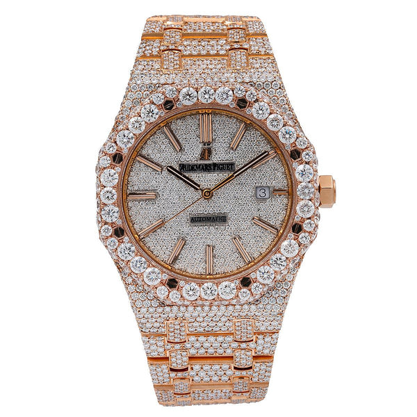 Audemars Piguet Royal Oak 15400OR 41MM White Diamond Dial With