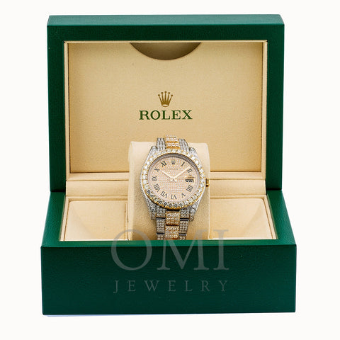 Rolex Datejust II Diamond Watch, 116333 41mm, Champagne Diamond Dial With 19.75 CT Diamonds