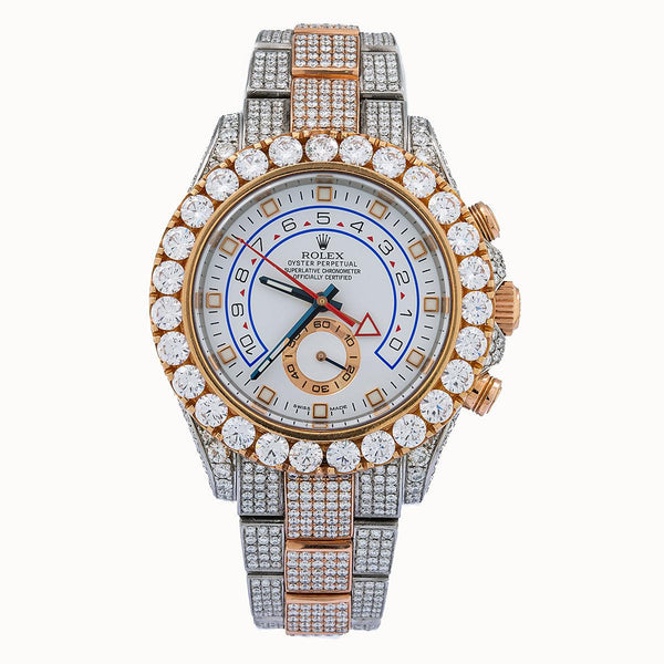 Rolex yachtmaster hotsell 2 iced out