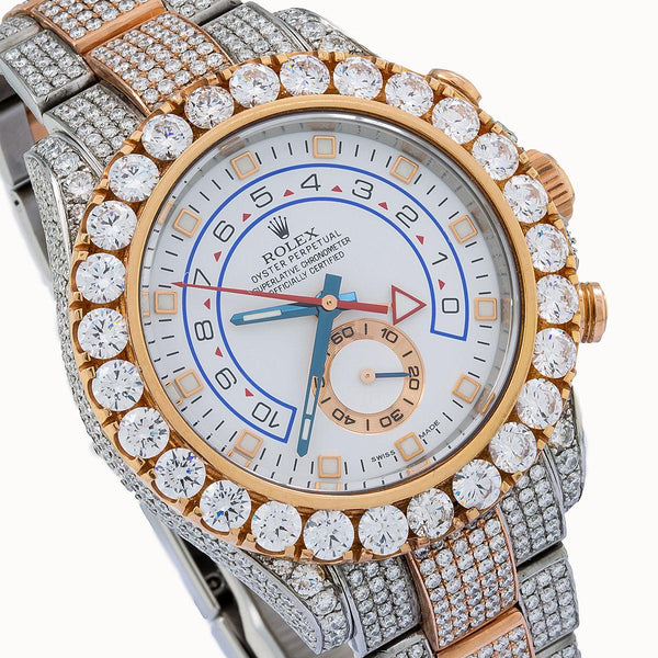 Rolex yachtmaster 2 online iced out