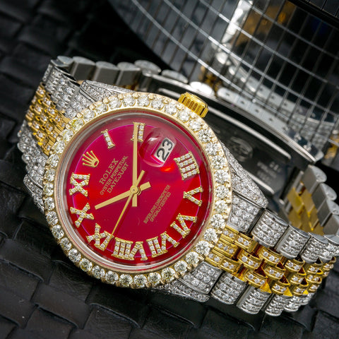 Red face diamond watch Clearance