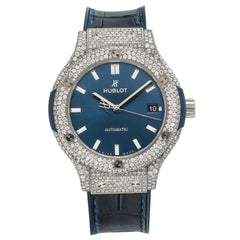 HUBLOT565.NX.7170.LR  Hublot Classic Fusion Titanium Blue 38mm, Ref#