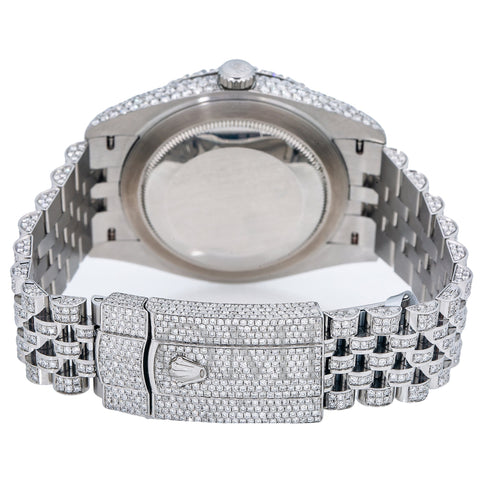 Rolex Datejust 126300 41MM Rainbow Diamond Dial With Stainless Steel Jubilee Bracelet