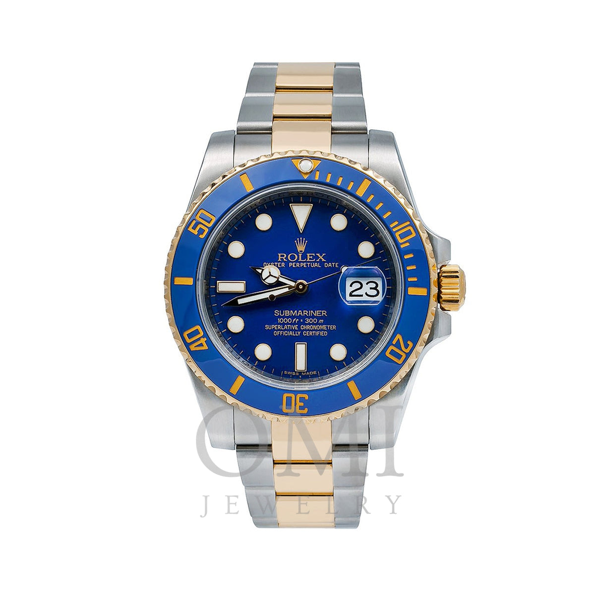 Rolex Submariner Date 116613LB 40MM Blue With Two Bracelet - OMI Jewelry