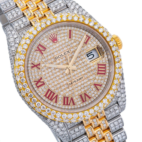 Rolex Datejust 126333 41MM Champagne Diamond Dial With Two Tone Jubilee Bracelet