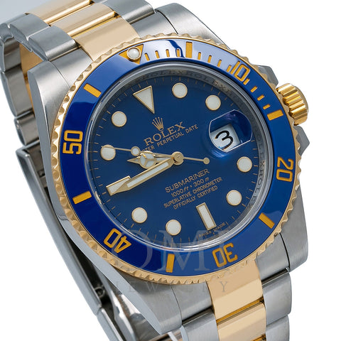 Rolex Submariner Date 116613LB 40MM Blue Dial With Two Tone Bracelet
