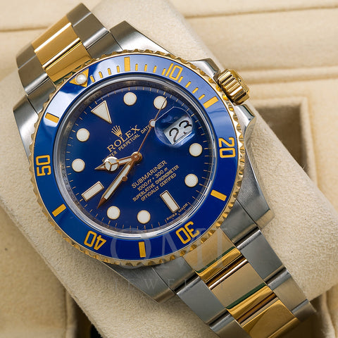 Rolex Submariner Date 116613LB 40MM Blue Dial With Two Tone ...
