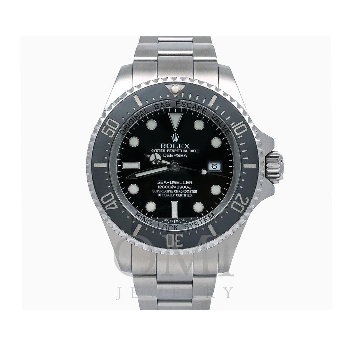 Rolex Sea-Dweller Deepsea 116660 44MM Black Dial With Stainless - OMI