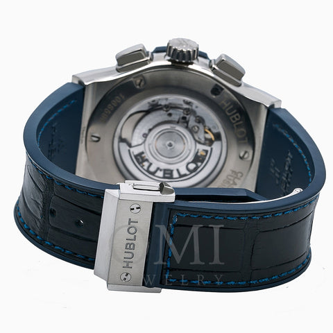 Hublot Classic Fusion Chronograph 541.NX.7170.LR 42MM Blue Dial With Leather Bracelet