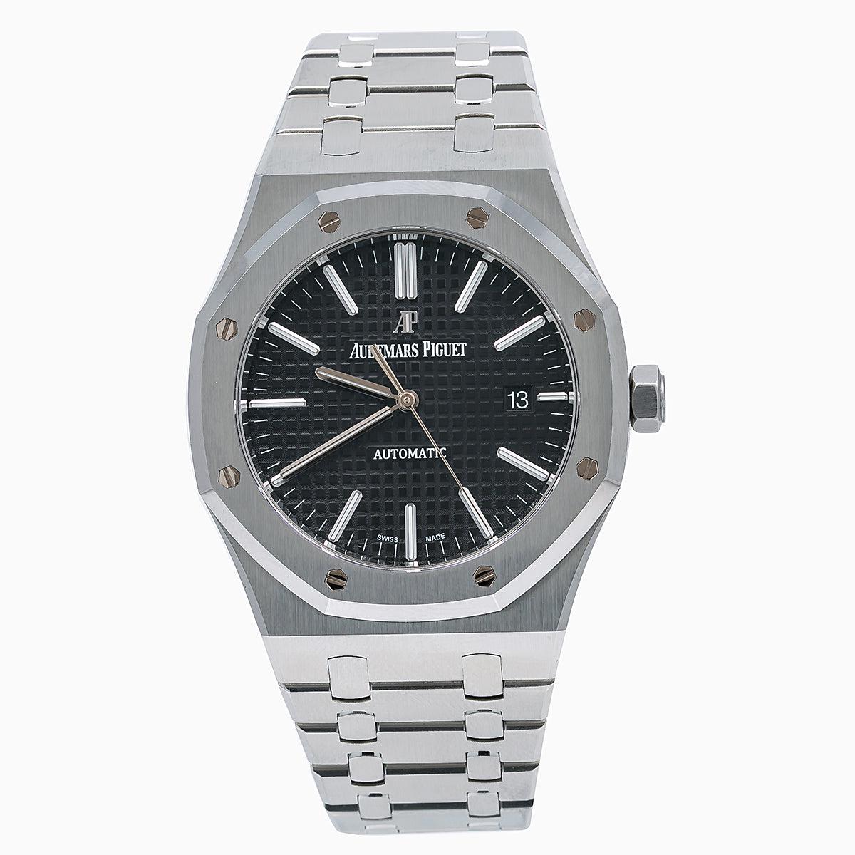 Audemars Piguet Royal Oak Selfwinding 41MM 15400ST.OO.1220ST.01 Black Dial Stainless Steel Bezel Stainless Steel Bracelet