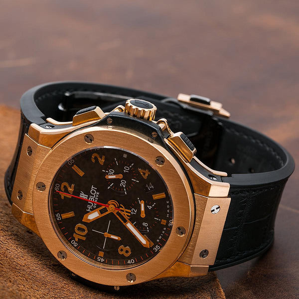Buy Hublot Big Bang 301.PX.1180.RX 44MM Black Dial With Leather