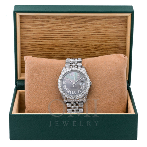 Rolex Datejust 116234 36MM Mother of Pearl Diamond Dial With 11.25 CT Diamonds