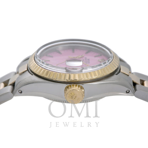 Rolex Lady-Datejust 6917 26MM Pink Dial With Two Tone Oyster Bracelet