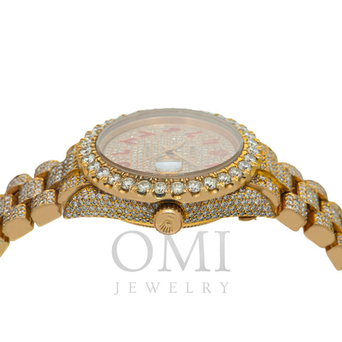 Rolex Datejust 68278 31MM Diamond Dial And Bezel With Yellow Gold Diamond Bracelet