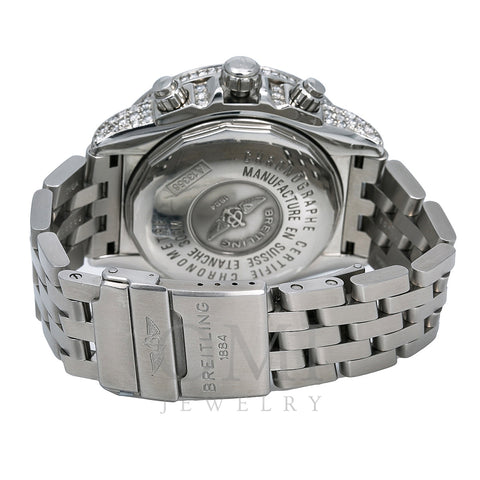 Breitling Chronomat Evolution A13356 44MM White Dial With Stainless Steel Bracelet
