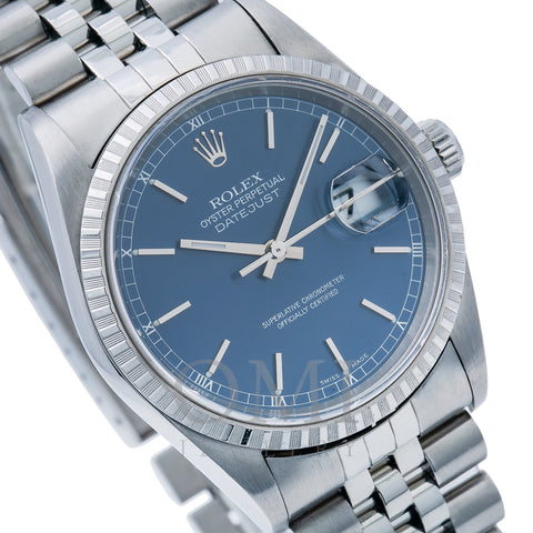 Rolex Datejust 16234 36MM Blue Dial With Stainless Steel Jubilee Bracelet