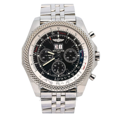 Breitling Bentley A44364 49MM Black Dial With Stainless Steel Bracelet